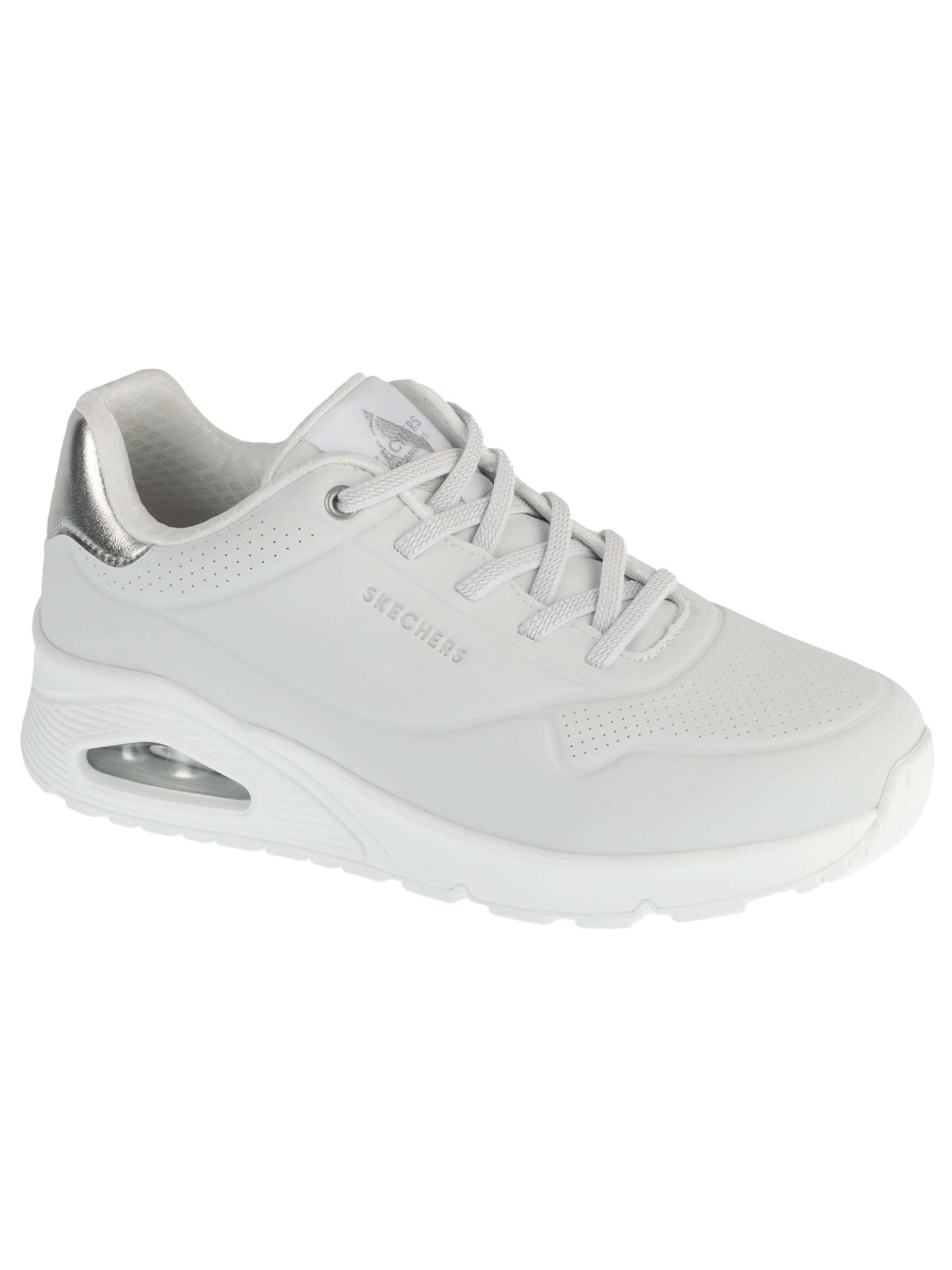 Baskets basses 'Skechers Uno-Shimmer Away' SKECHERS en blanc : devant