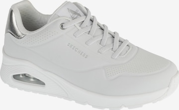 Baskets basses 'Skechers Uno-Shimmer Away' SKECHERS en blanc : devant