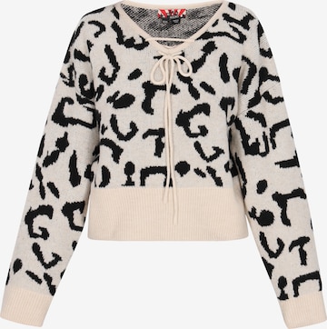 myMo ROCKS Pulóver - fehér: elől