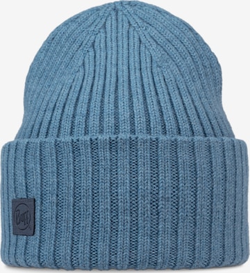 BUFF Muts 'Buff Knitted Erviny Beanie' in Blauw: voorkant