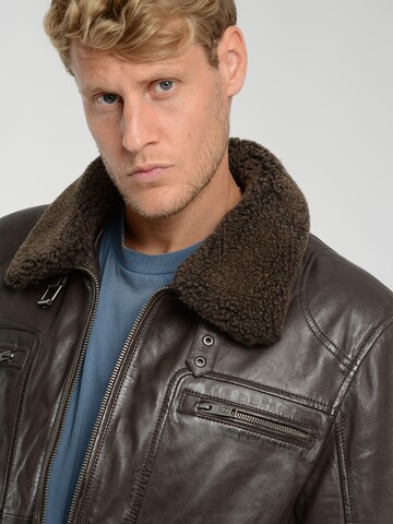 Veste mi-saison JCC en marron