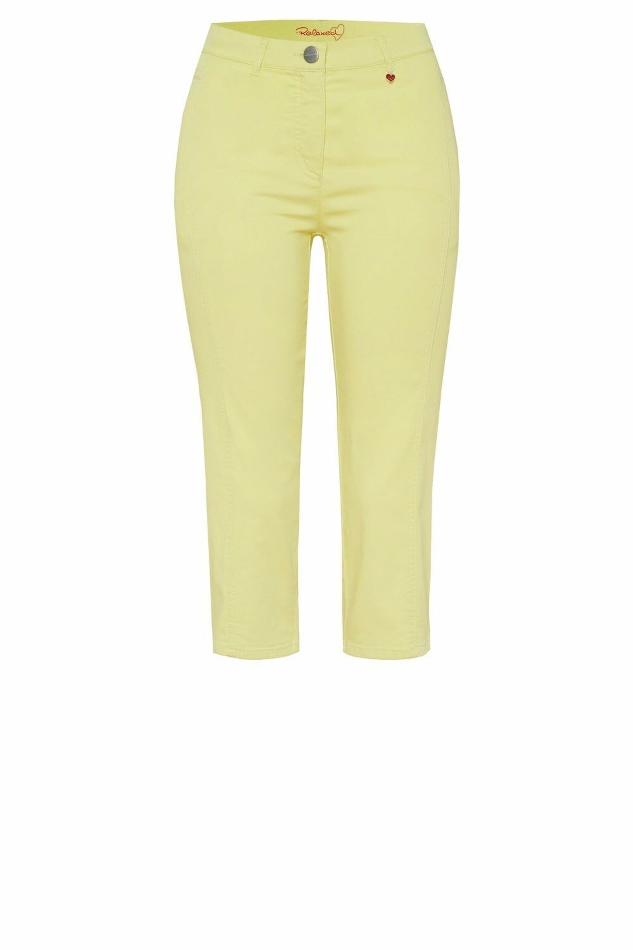 Relaxed by TONI Slimfit Hose in Gelb: Vorderseite