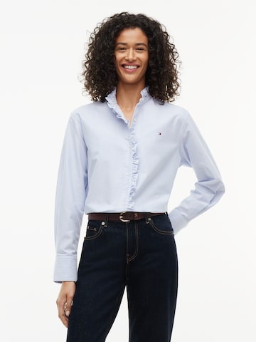TOMMY HILFIGER Bluse i blå: forside