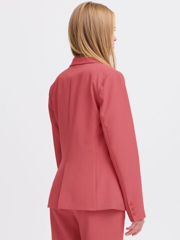 ICHI - Slimfit Blazer 'Lexi' en rosa
