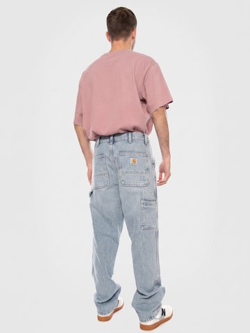 Carhartt WIP Luźne Jeansy 'Double Knee' w kolorze niebieski
