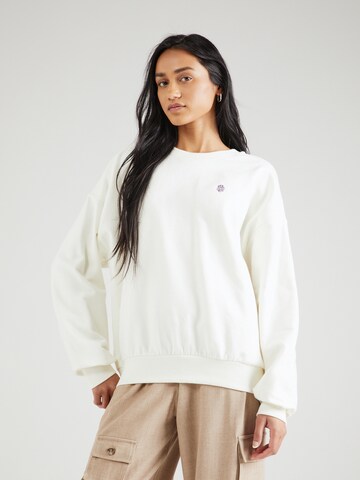 Sweat-shirt 'Monica' mazine en blanc