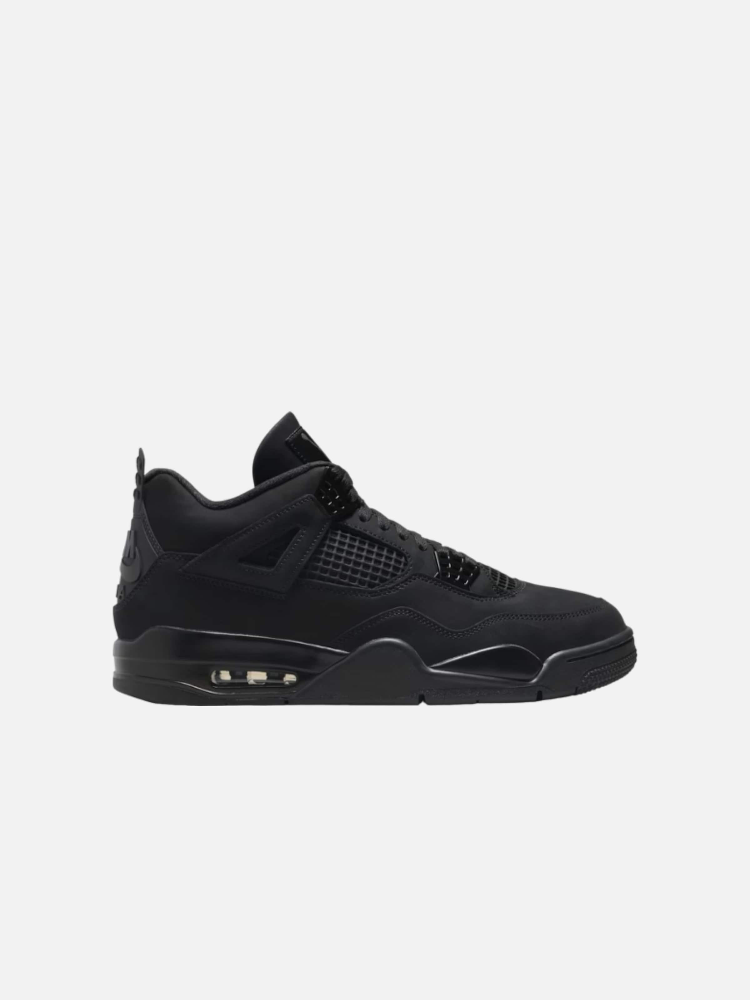 Sneaker alta 'Air Jordan 4 Retro Black Cat (2025)' di Jordan in nero: frontale