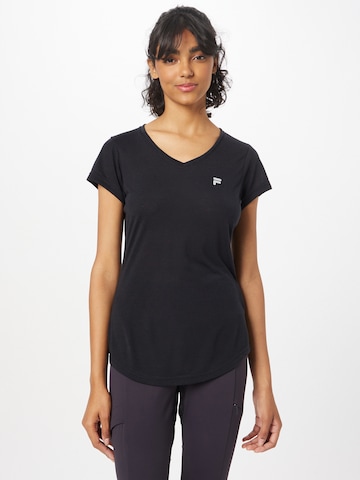 FILA Performance Shirt in Black: front