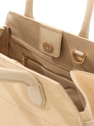 bēšs GUESS Rokassomiņa 'Guess Sac Bandoulière Yulia Small Satchel Sand'