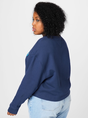 Sweat-shirt Tommy Jeans Curve en bleu