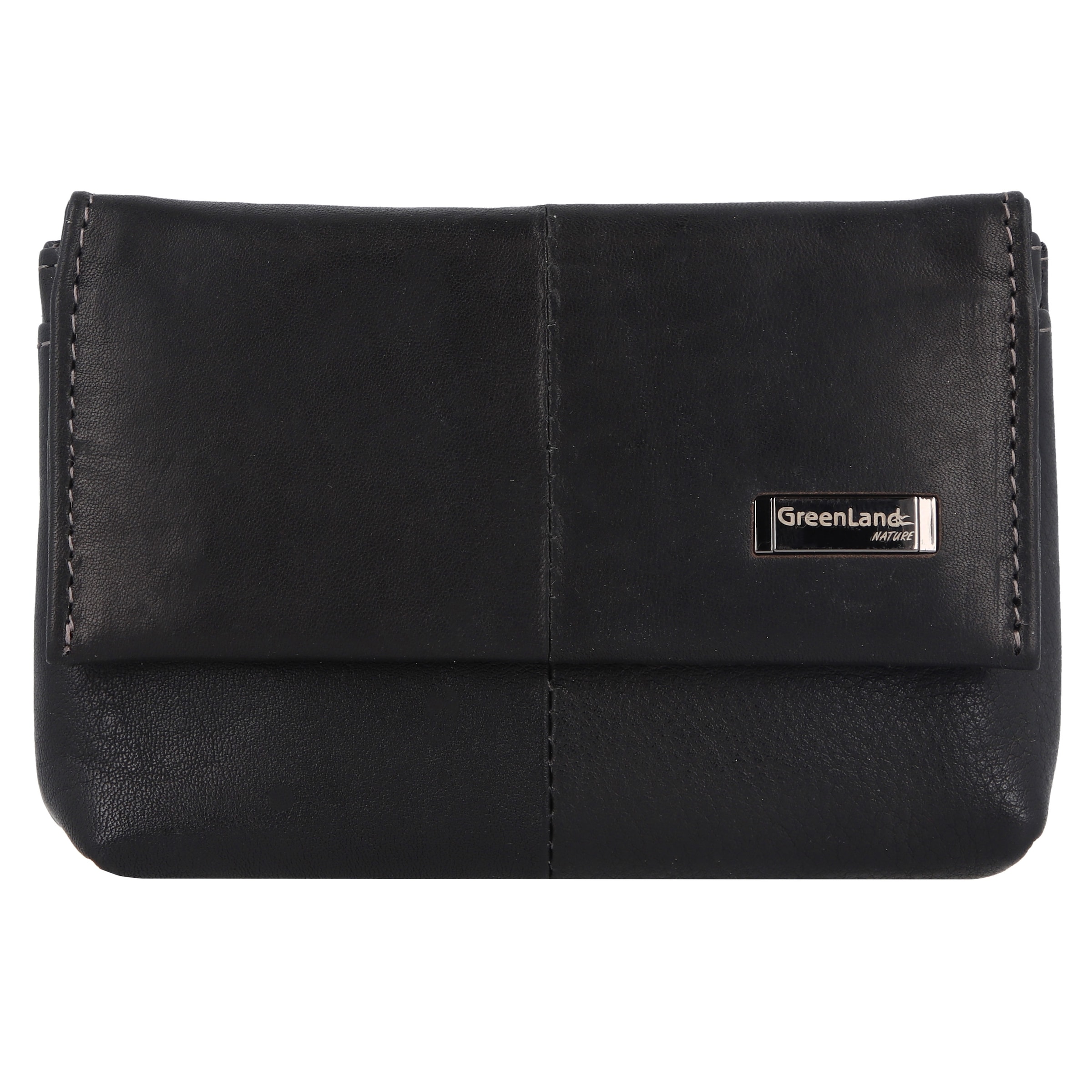 Greenland Nature Key Ring in Black: front