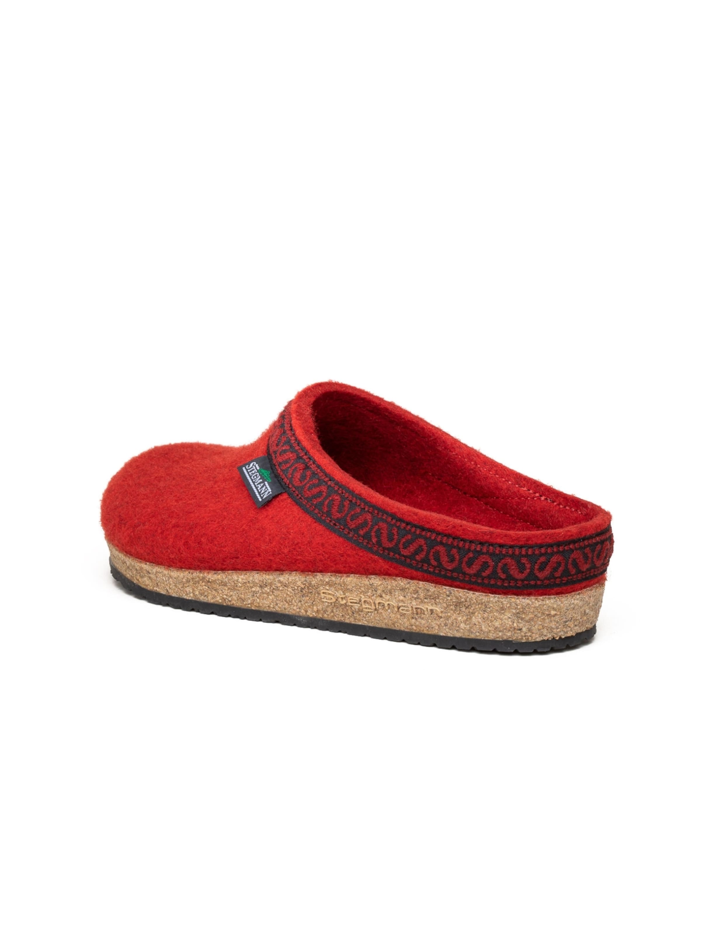 Stegmann Clogs 'Filzclogs Stegmann 108' in Red
