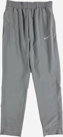 NIKE Regular Sports trousers in Grey: front