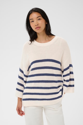 Pull-over Part Two en bleu : devant