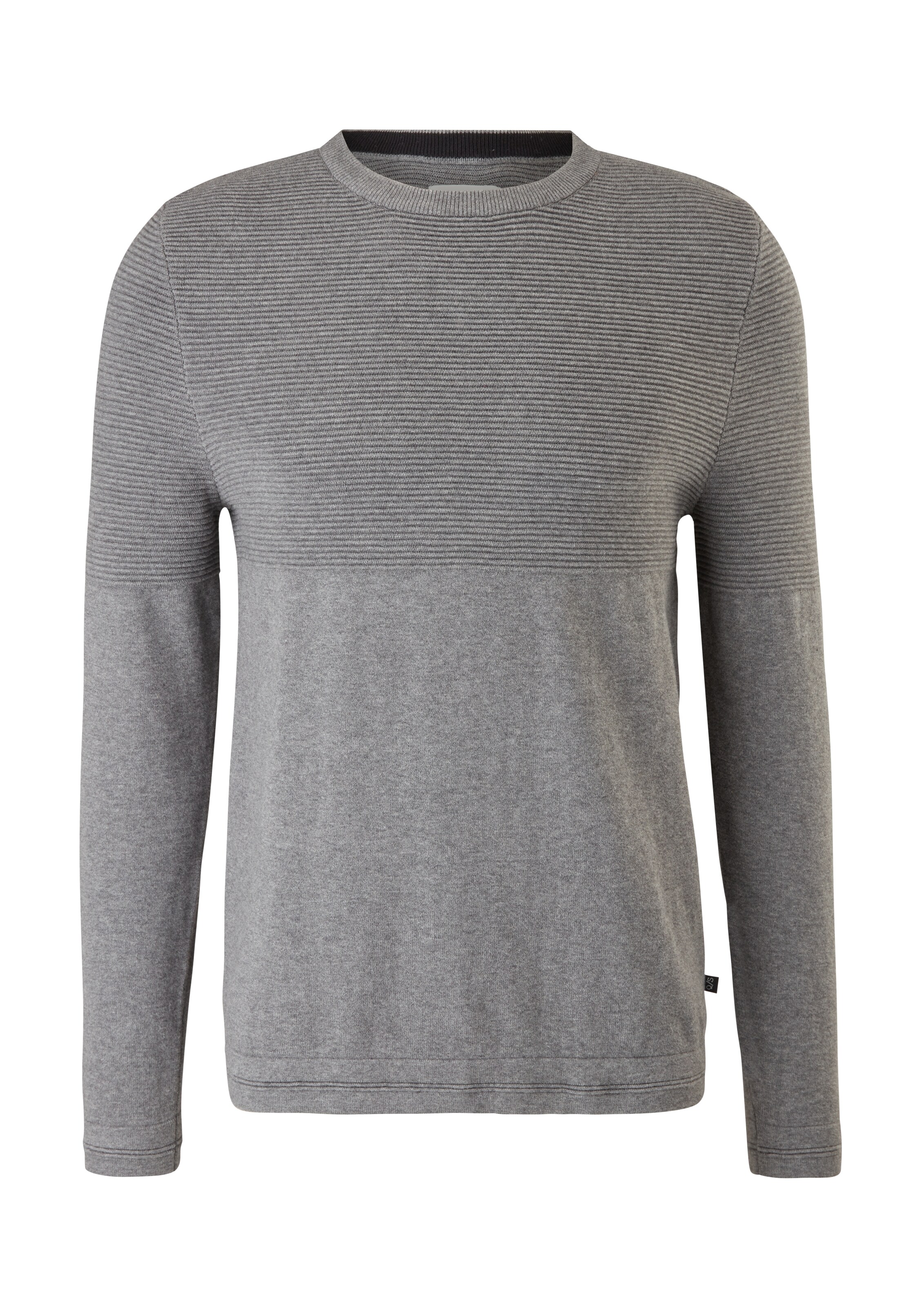 Homme Pull-over Q/S by s.Oliver en Gris Chiné 