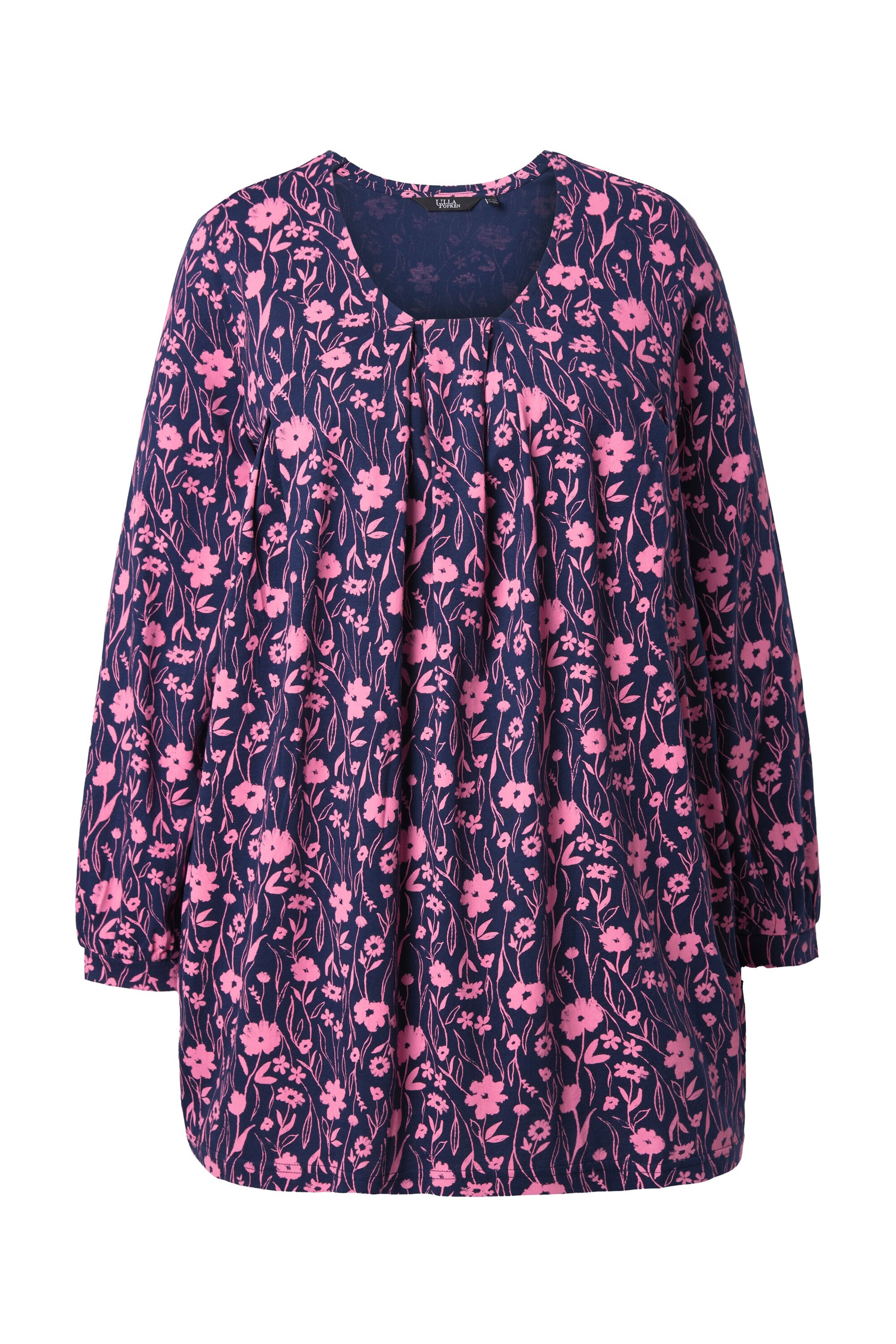 Ulla Popken Blouse in Roze: voorkant