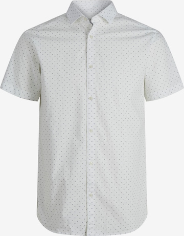 JACK & JONES - Ajuste regular Camisa en blanco: frente