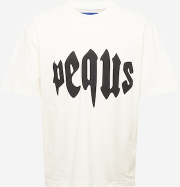 Pequs - Camiseta en blanco: frente