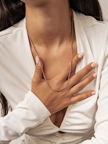 Hey Happiness - Cadena 'Serpent Glow' en oro: frente