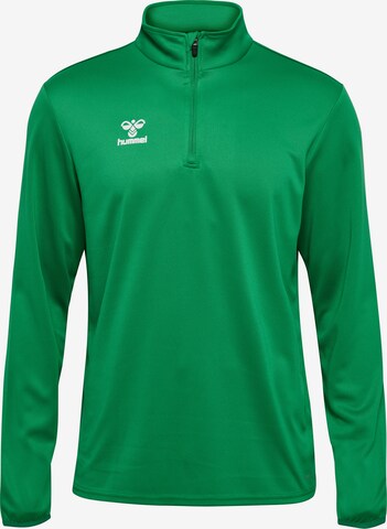 Sweat de sport Hummel en vert : devant