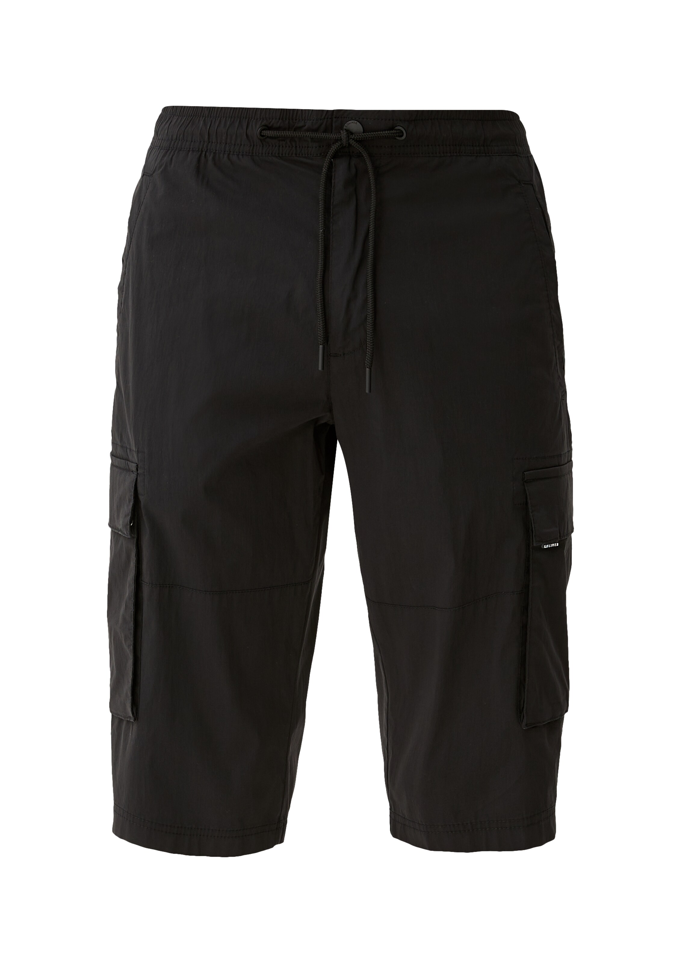 s.Oliver Regular Cargo Pants in Black: front