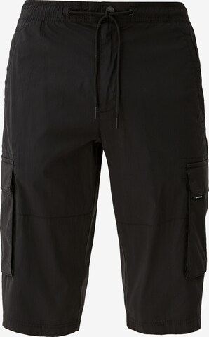s.Oliver Cargo Pants in Black: front