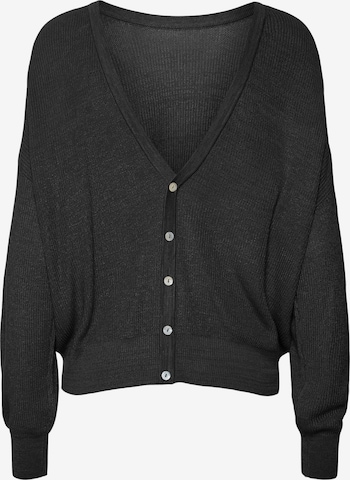 VERO MODA Knit Cardigan 'NEW LEXSUN' in Black: front