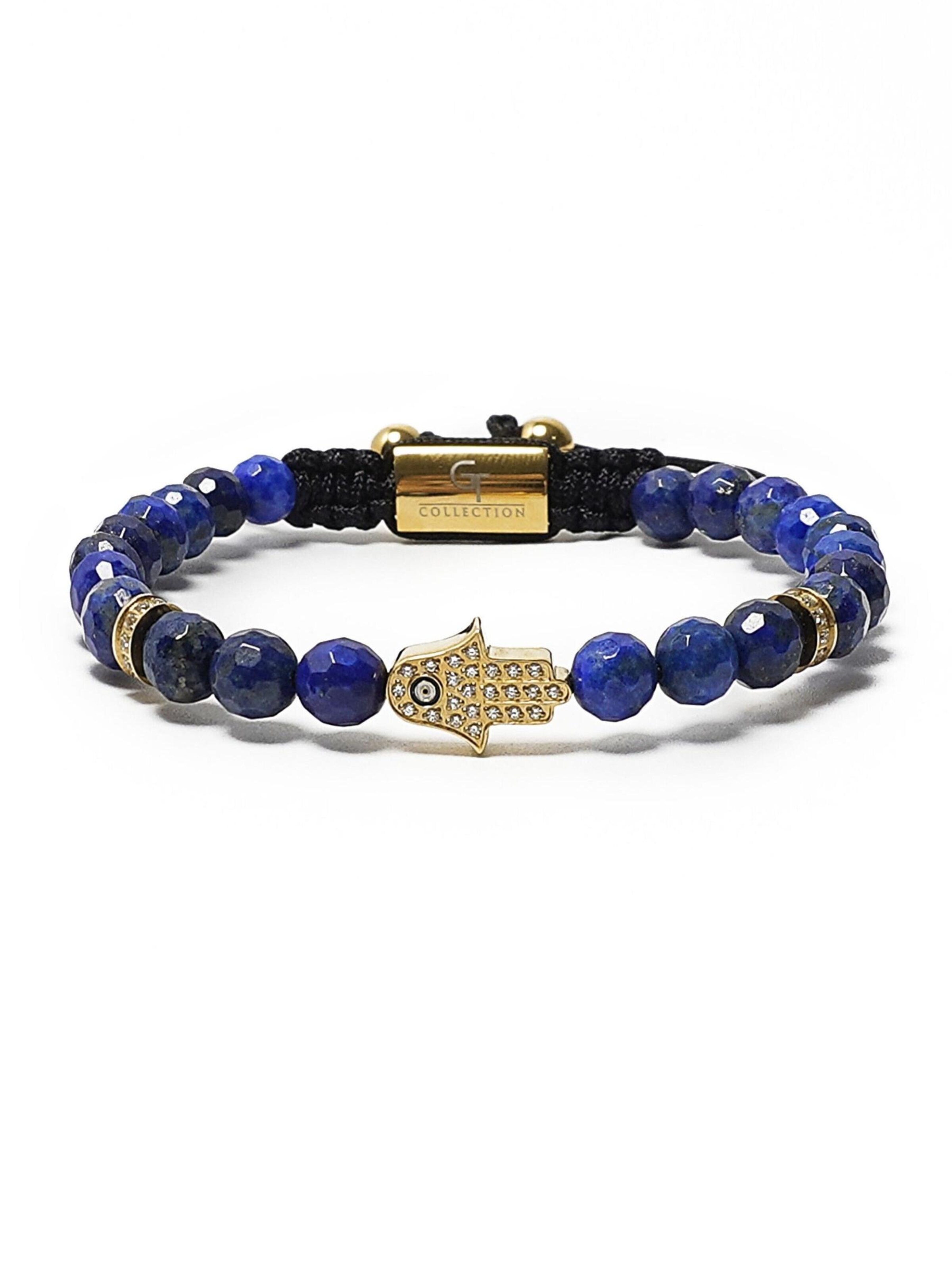GT Collection Bracelet 'Hamsa Hand' in Blue