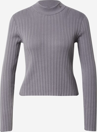 Calvin Klein Jeans Džemperis, krāsa - pelēks / balts, Preces skats