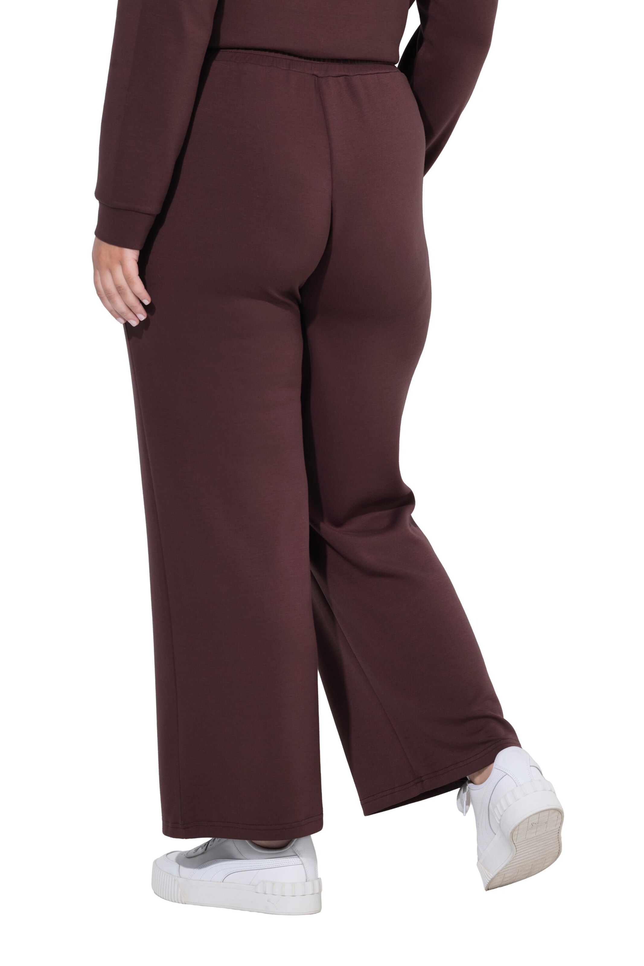 MIAMODA Wide leg Trousers in Brown