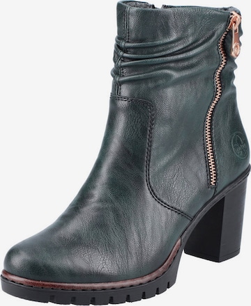 Bottines Rieker en vert : devant