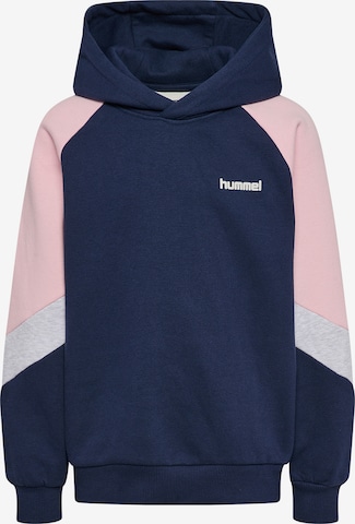 Hummel Sweatshirt in Blauw: voorkant