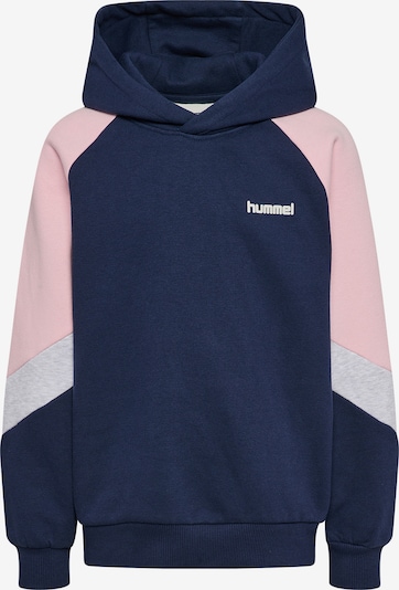 Hummel Sweatshirt in 110-116 in Navy / Mottled grey / Rose / White, Item view