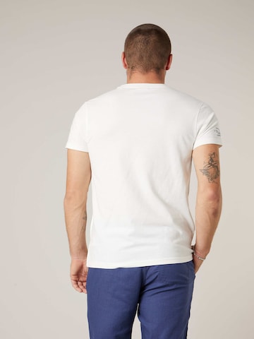 T-Shirt 'Lambrate' Deeluxe en blanc