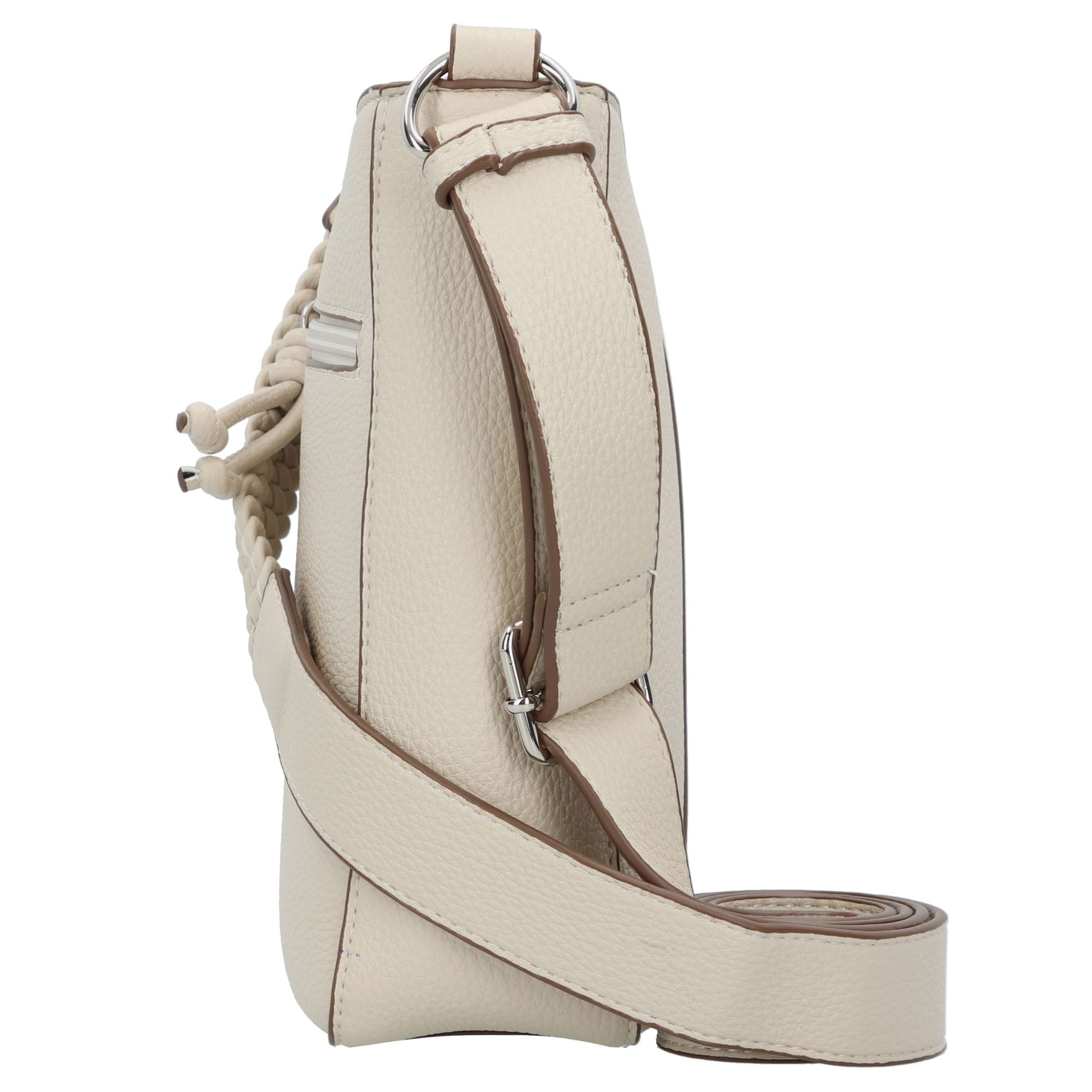 TOM TAILOR DENIM Umhängetasche 'Neda' in Beige