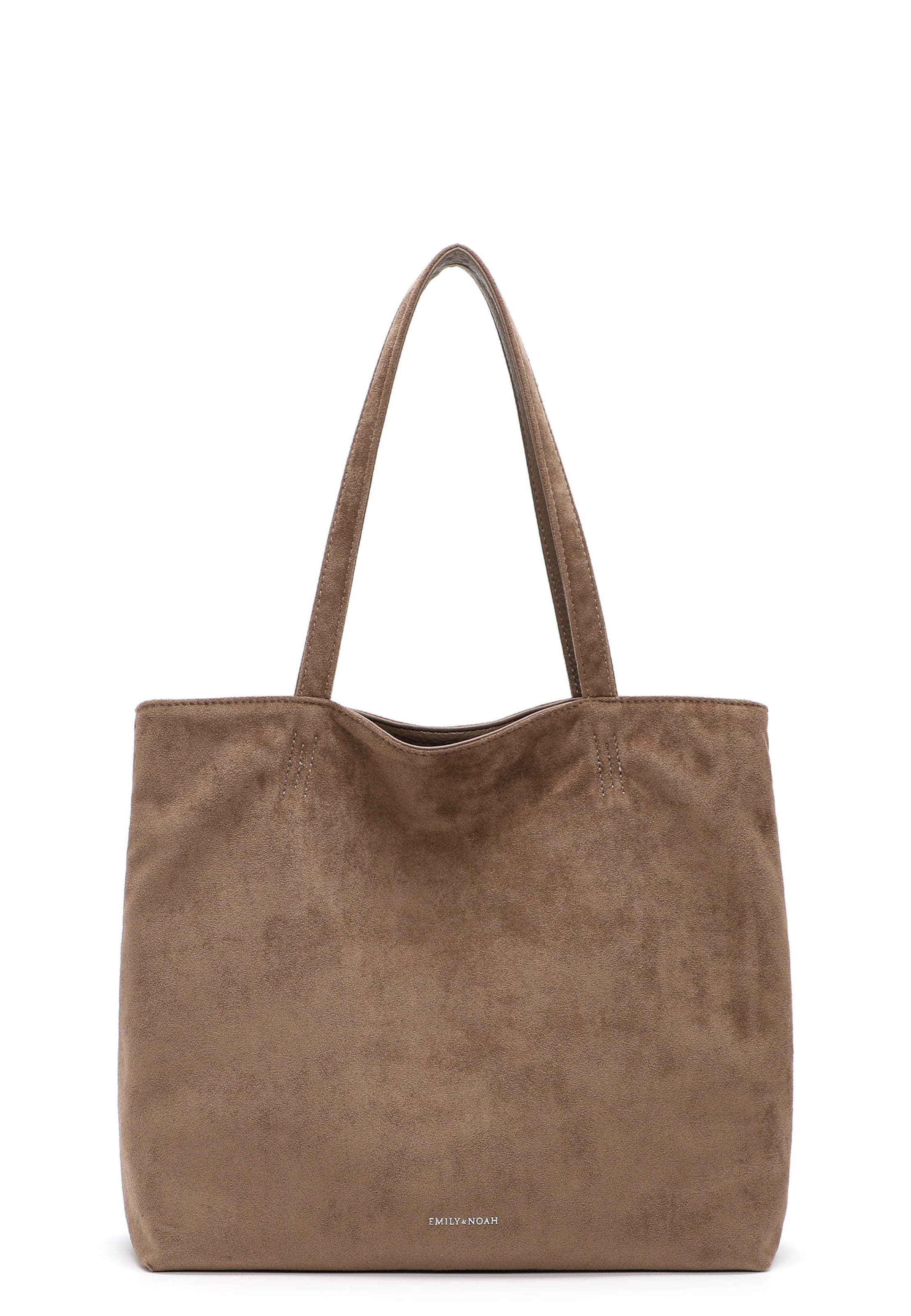 Cabas ' Eva ' Emily & Noah en beige : devant