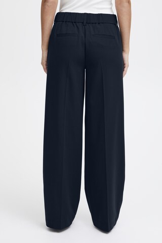 Fransa Wide Leg Hose 'Friga' in Blau