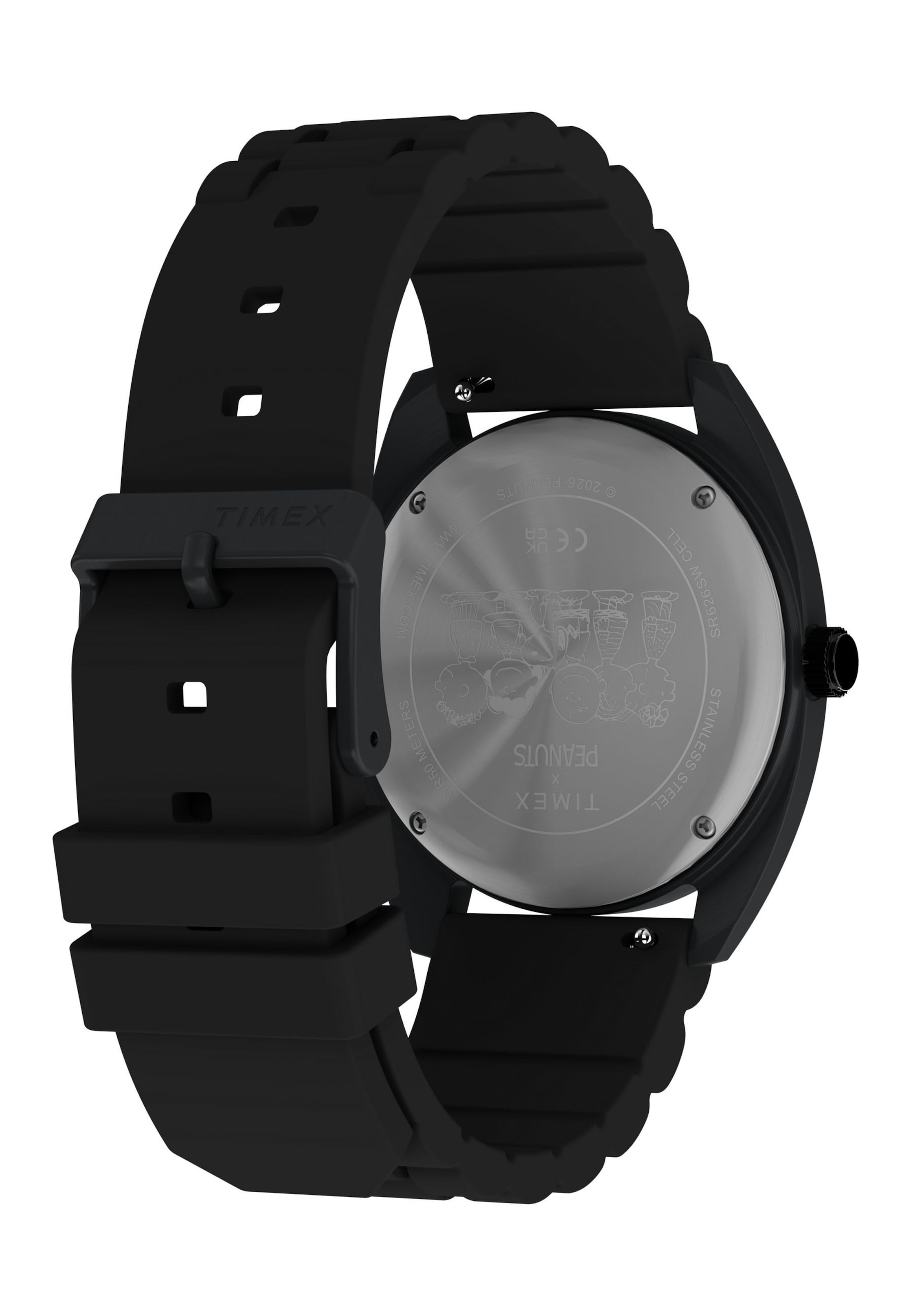 TIMEX Analogt ur i sort