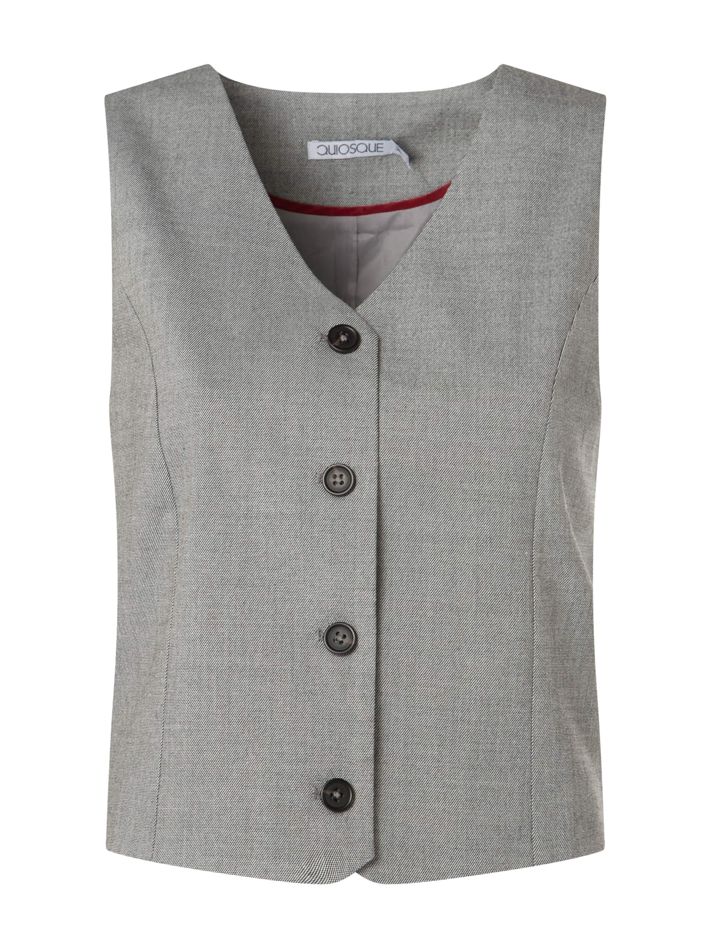 Quiosque Weste  '8TR002' in Grau: Vorderseite