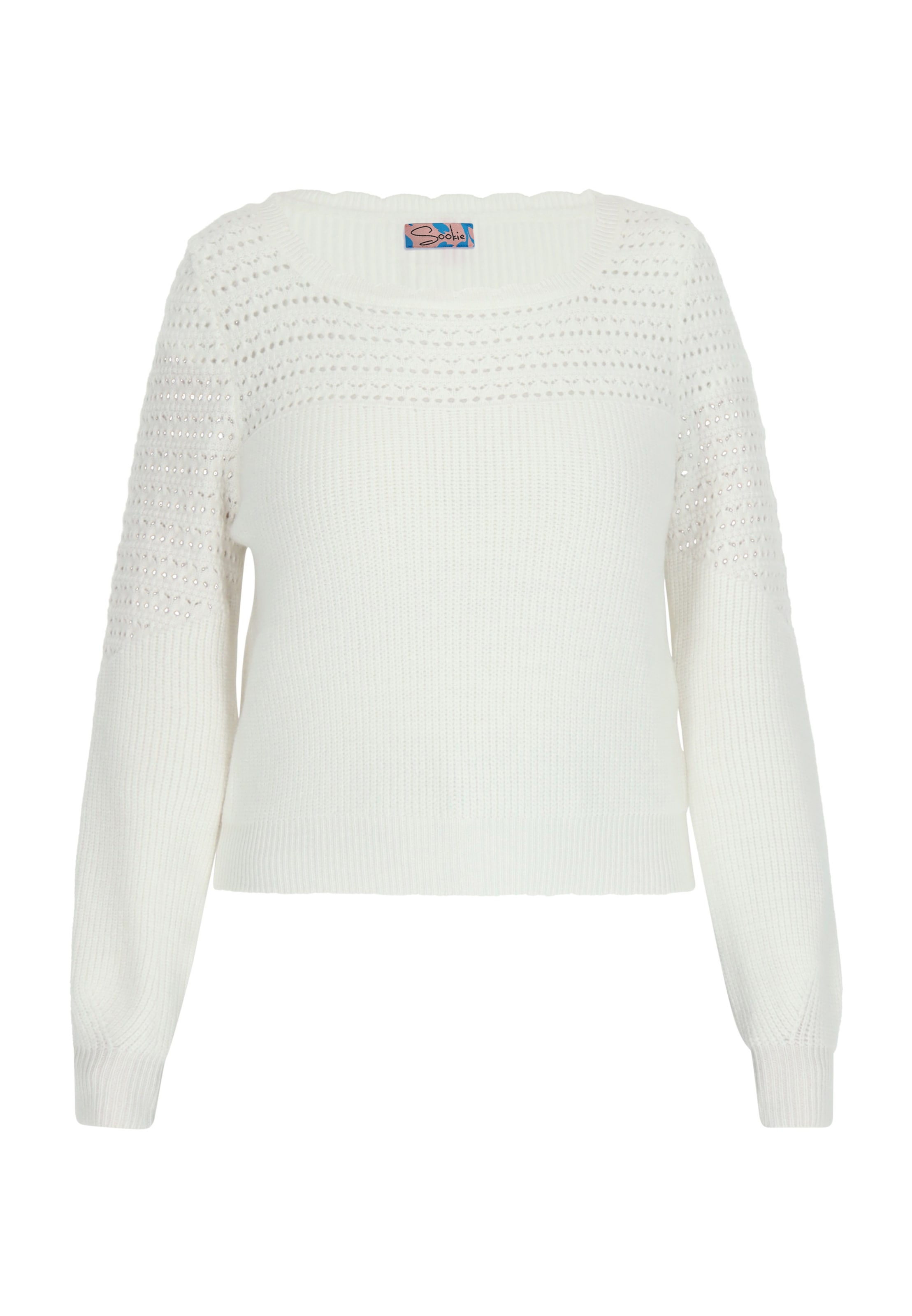 Sookie - Pullover em branco: frente