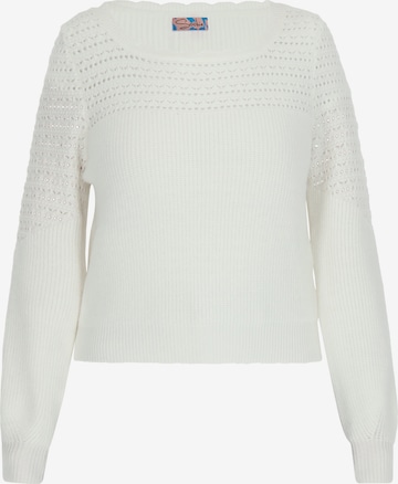 Pullover di Sookie in bianco: frontale