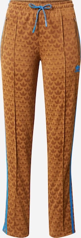 ADIDAS ORIGINALS Pants 'Adicolor 70s' in Brown: front