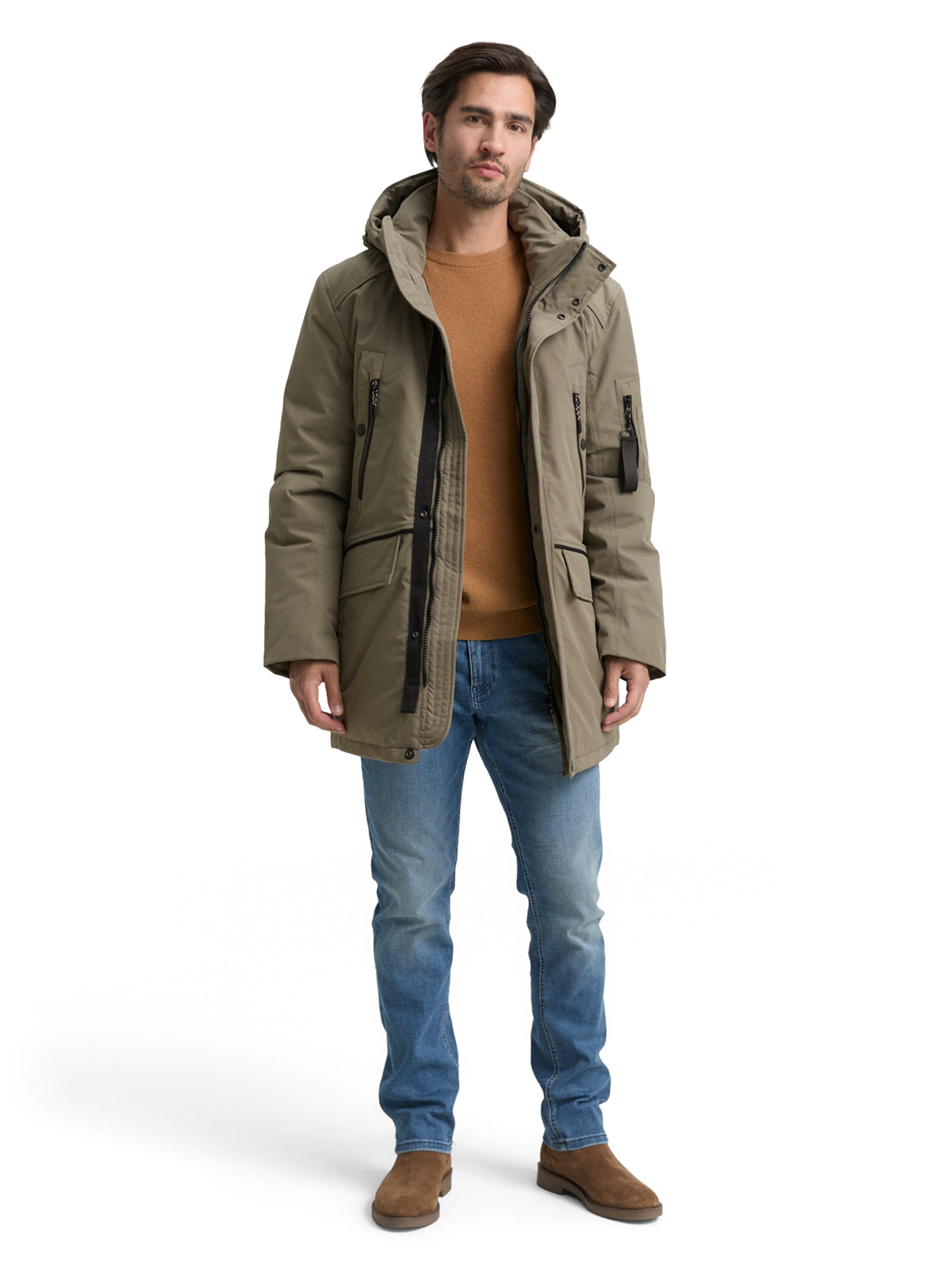 TOM TAILOR Zimná bunda - Zelená