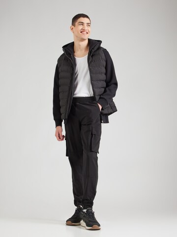 Only & Sons Tapered Cargobroek 'ONScam' in Zwart