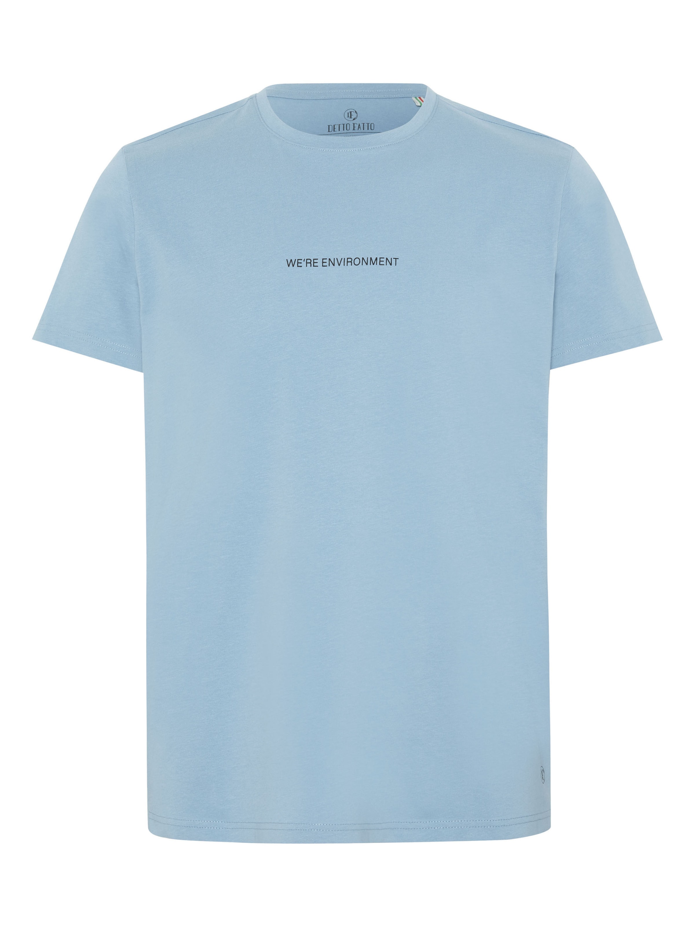 Detto Fatto Shirt ' mit QR-Code-Print ' in Blue: front