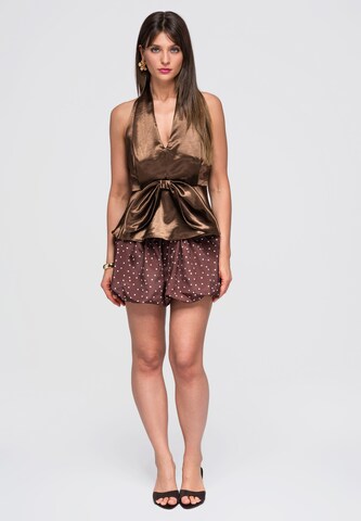 Ombre Top in Braun