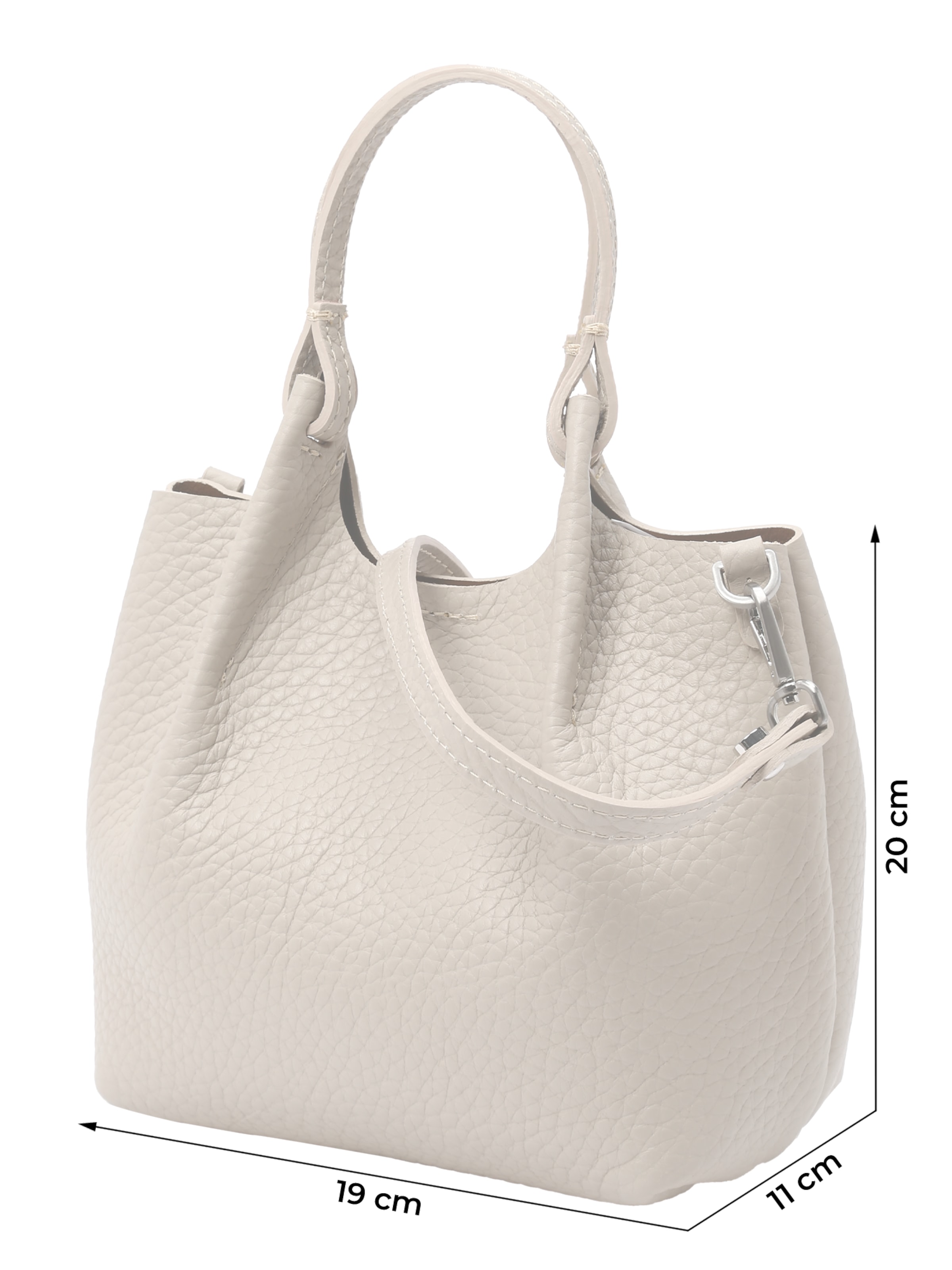 Gianni Chiarini Handbag 'DUA' in Grey