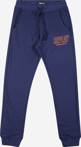 REPLAY & SONS - Pantalón en azul: frente