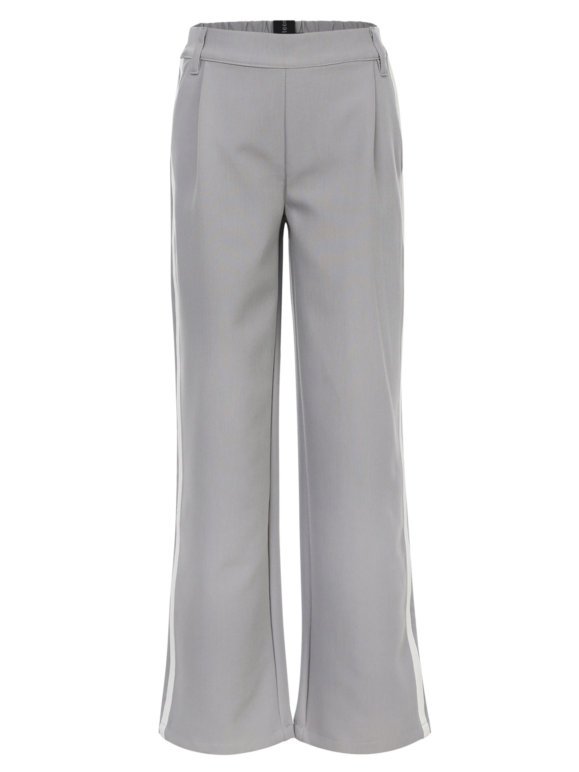 Looxs Revolution Wide leg Broek in Grijs: voorkant