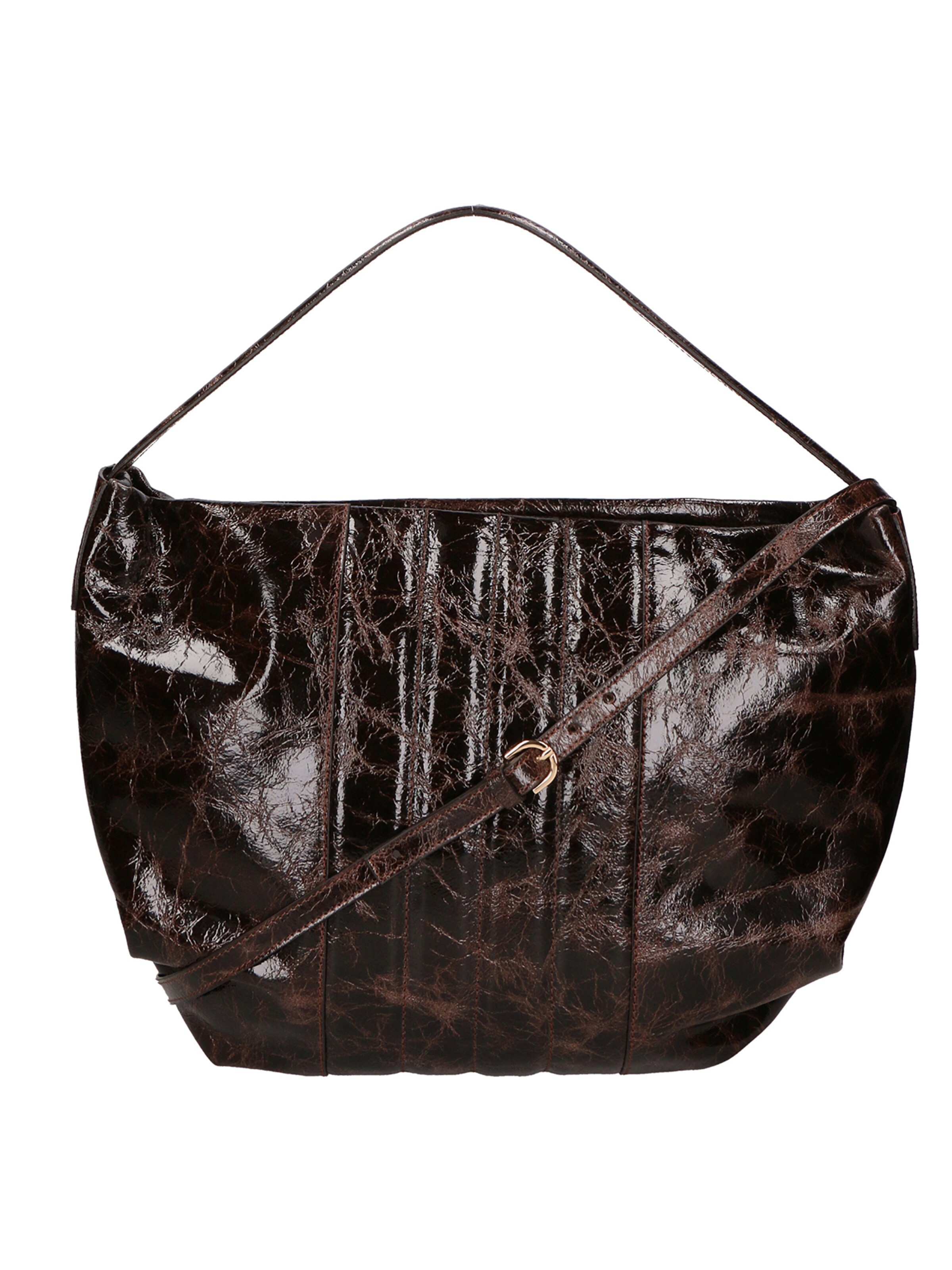 Sac bandoulière Gave Lux en marron : devant